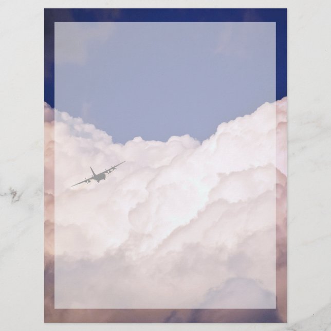 Lámina Avión de transporte militar por STaylor Letterhead (Anverso)
