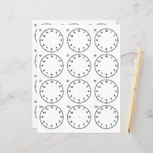 Ayuda para la enseñanza del profesor cuenta las ho