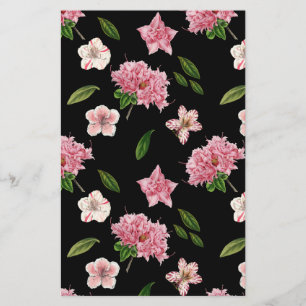 Lámina Azaleas rosadas, Papel para la reserva de cromos f