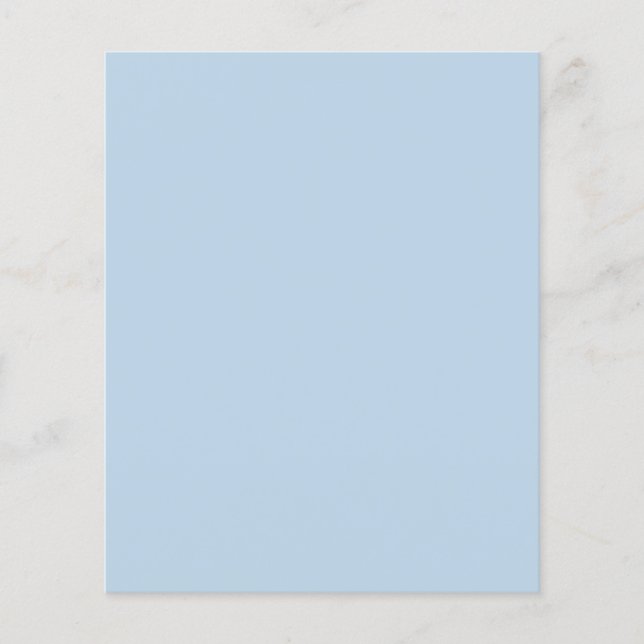Lámina Azul beau (color sólido) (Anverso)