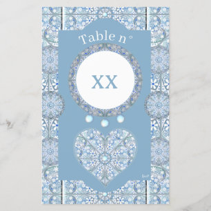 Lámina Azul de luz de encaje cerámico