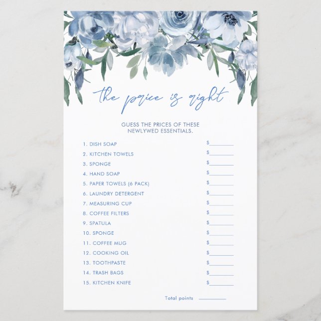 Lámina Azul Dusto El Precio Es El Juguete De Ducha Britán (Anverso)