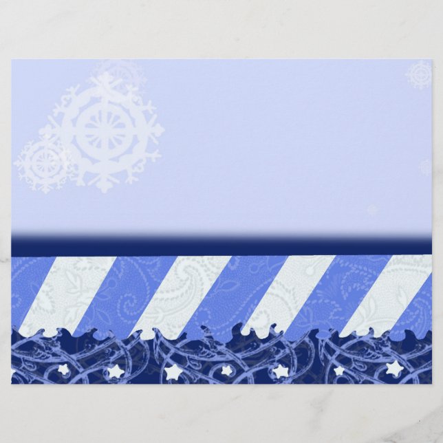 Lámina Azul invernal (Anverso)