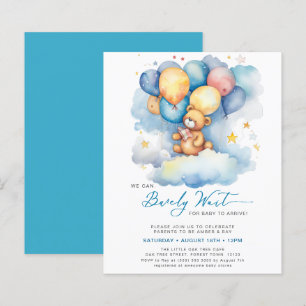 Lámina Azul Podemos Esperar A Un Chico Cuerdo Baby Shower