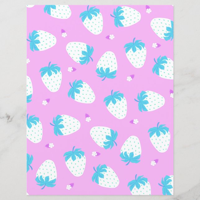 Lámina Azul rosado de fresa (Anverso)