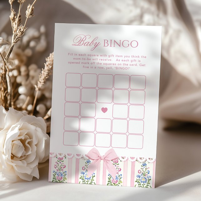 Lámina Baby Bingo Love Shack baby Coquette Bow Game (Subido por el creador)