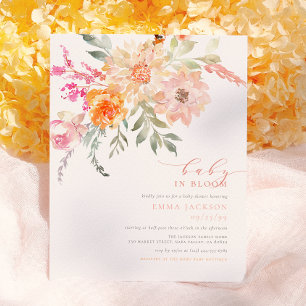 Lámina Baby En Flor Ducha Floral de Primavera Presupues