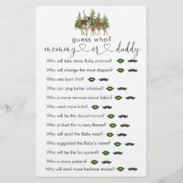 Lámina Baby It's Cold fuera de Baby Shower Adivina quién 