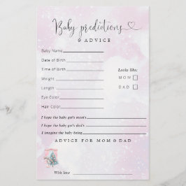 Lámina Baby It's Cold Outside Chica Winter Baby Shower