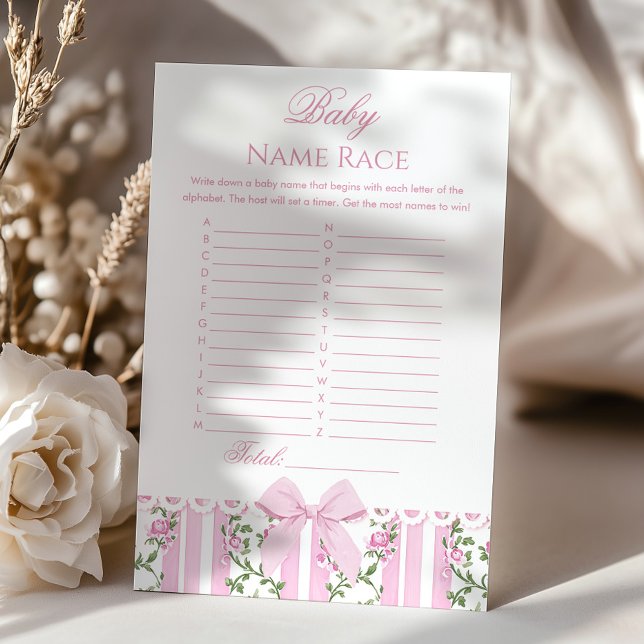 Lámina Baby Name Race Baby Love Shack Baby Coquette game (Subido por el creador)