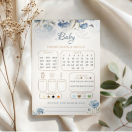 Lámina Baby Predictions and Advice Baby in Bloom