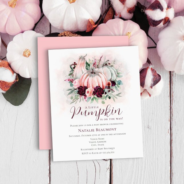 Lámina Baby Shower Chica de calabaza de presupuesto (Subido por el creador)