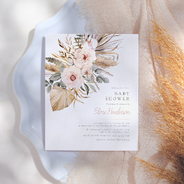 Lámina Baby Shower, Chica de presupuesto del desierto del