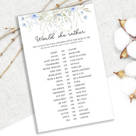 Lámina Baby Shower De Cornflower Azul Prefiere