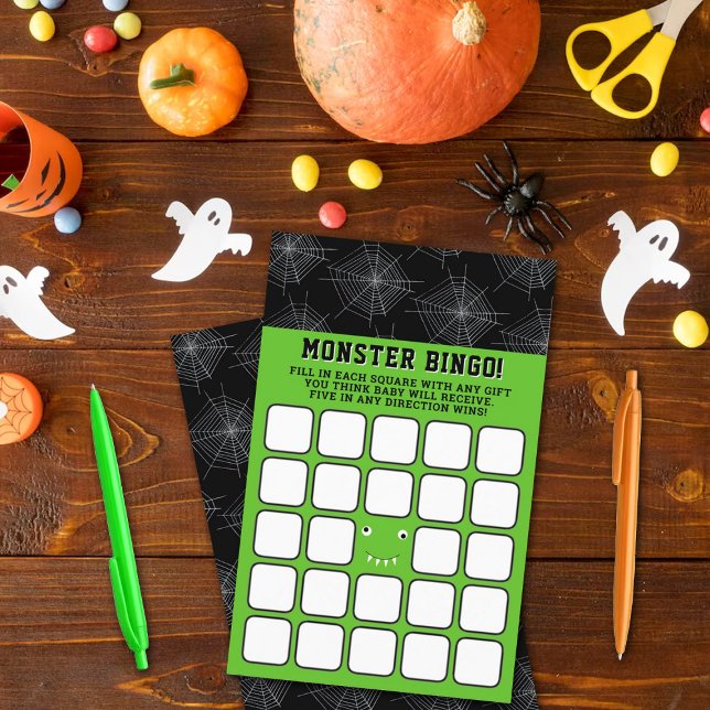 Lámina Baby Shower de Halloween "Hemos creado un monstruo (Subido por el creador)