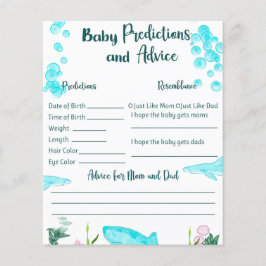 Lámina Baby Shower Keepsake Card Predictions and Advances