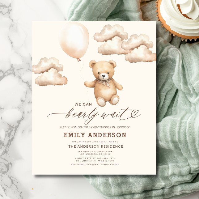 Lámina Baby Shower neutral de Beige beige (Subido por el creador)
