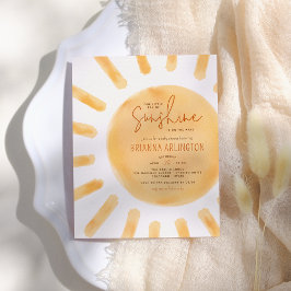 Lámina Baby Shower neutral de género poco brillante de pr