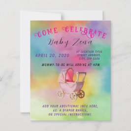 Lámina Baby Shower Princesa de tye