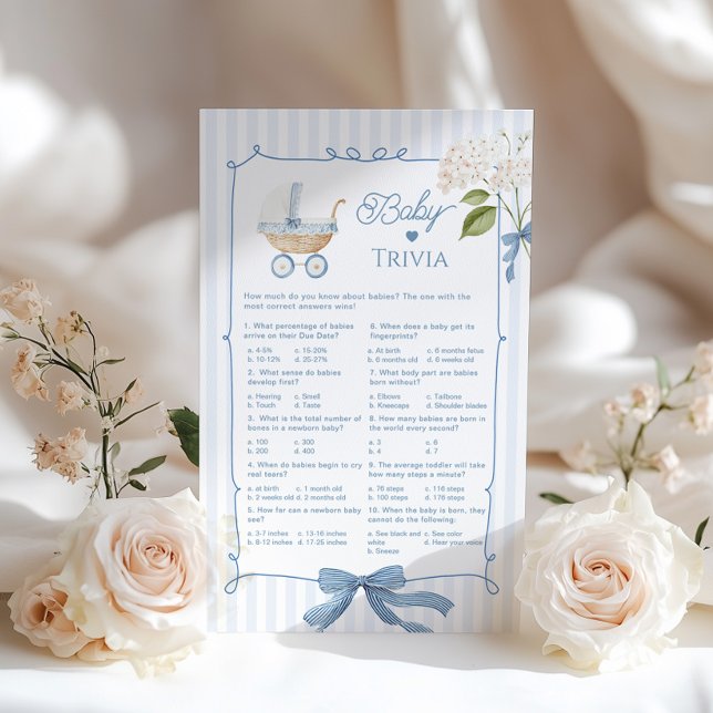 Lámina Baby Trivia French Nursery Blue Coquette Carriage (Subido por el creador)