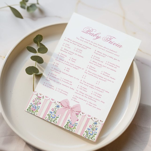 Lámina Baby Trivia Love Shack Baby Coquette Bow (Subido por el creador)