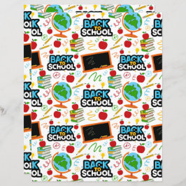 Lámina Back to School Scrapbook Paper