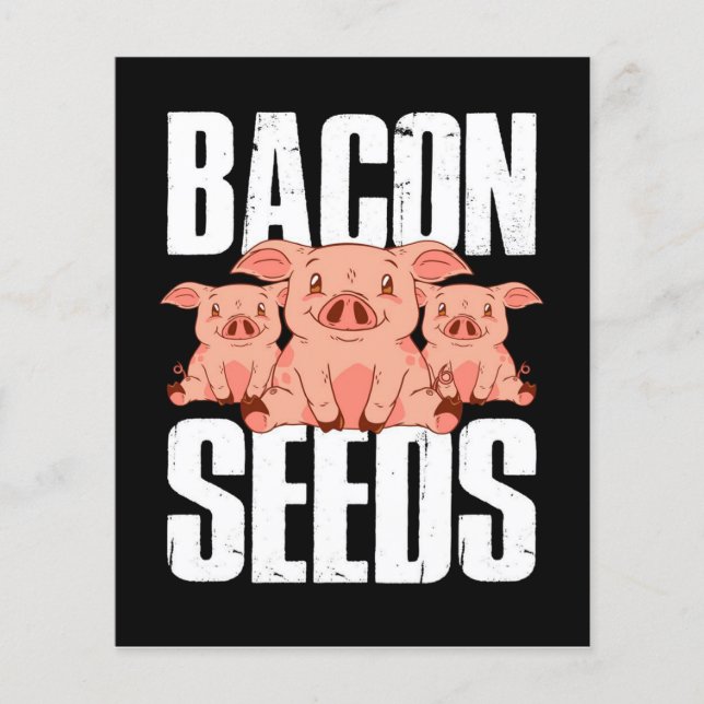 Lámina Bacon Seeds Animals (Anverso)