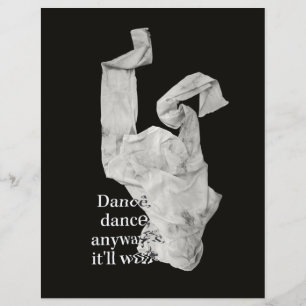 Lámina Bailar con ropa de baile contemporánea