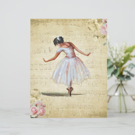 Lámina Bailarina vintage