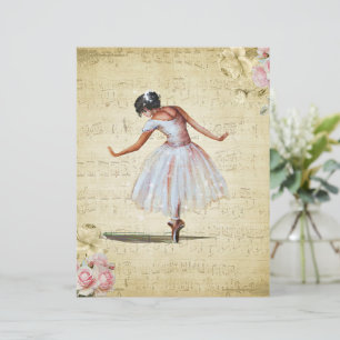 Lámina Bailarina vintage