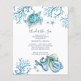 Lámina Bajo el presupuesto de Sea Boys Invitación al prim