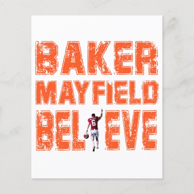 Lámina Baker Mayfield Essential Cool T-shirt  Essential (Anverso)