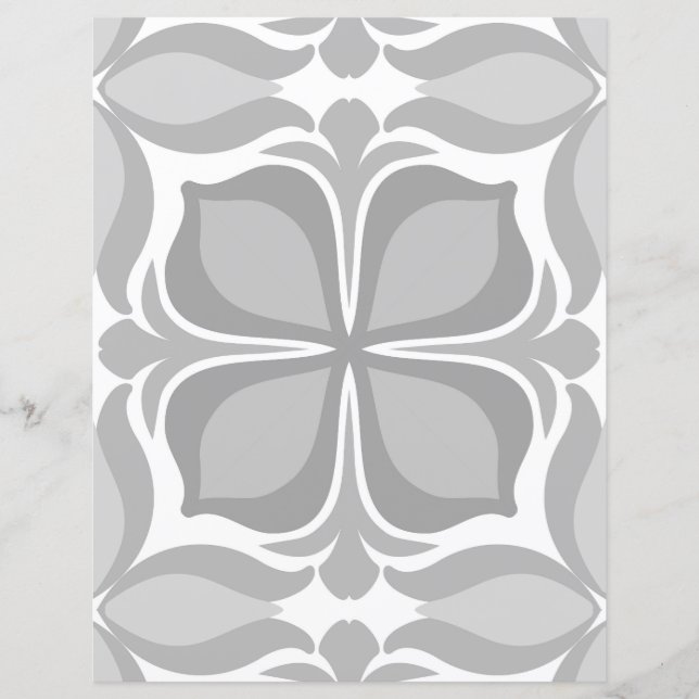 Lámina Baldosas geométricas neutrales (Anverso)