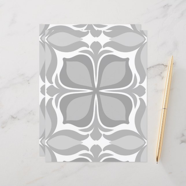 Lámina Baldosas geométricas neutrales (Anverso/Reverso In Situ)