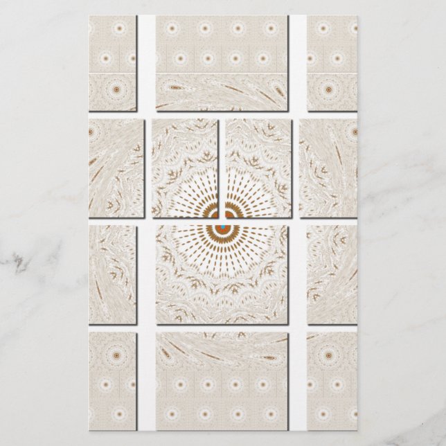 Lámina Baldosas Hakuna Matata Floral Wall (Anverso)