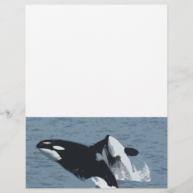 Lámina Ballena de Orka (Anverso)