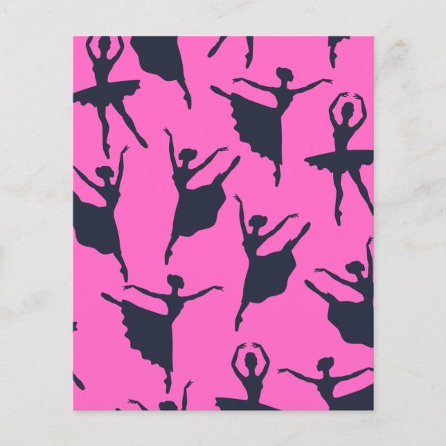 Lámina Ballerina Scrapbook Paper (Anverso)