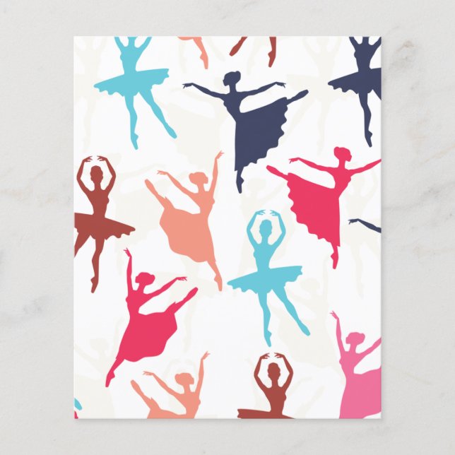 Lámina Ballerina Scrapbook Paper (Anverso)