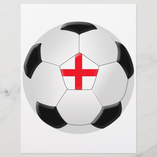 Lámina Balón de fútbol - Inglaterra (Anverso)