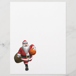 Lámina Baloncestista de Santa Claus