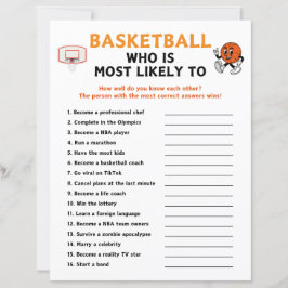 Lámina Baloncesto Que Es Más Probable De Jugar