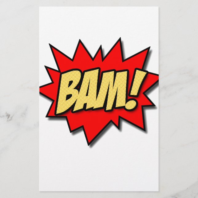 LÁMINA ¡BAM! (Anverso)
