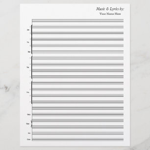 Lámina Banda de jazz de música de láminas en blanco