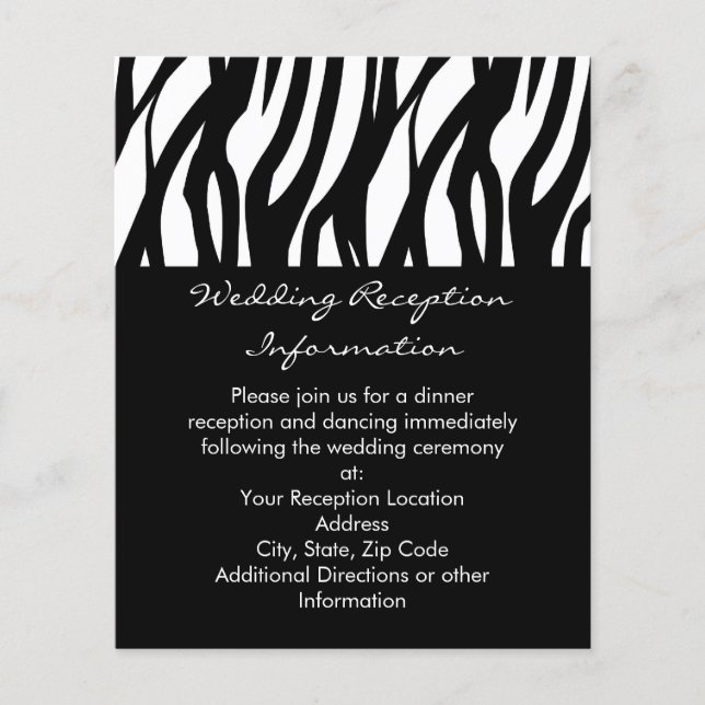 Lámina Banda modernista blanca y negra (Anverso)