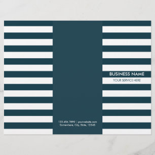 Lámina Bandas azules de la Marina Moderna Brochures Tri-F