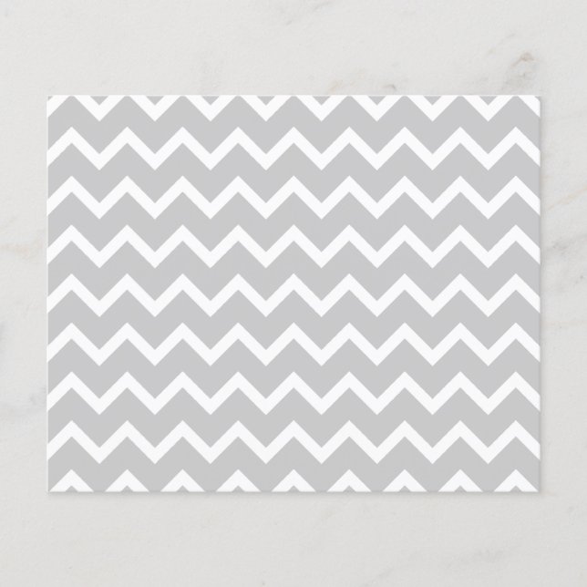 Lámina Bandas de Zigzag Gris y Blancas. (Anverso)