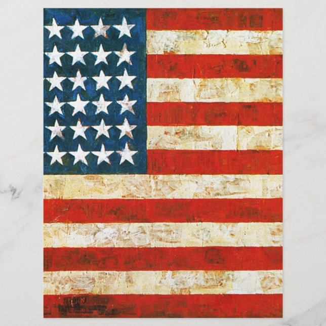 Lámina Bandera Americana (Anverso)