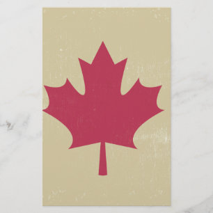 Lámina bandera canadiana