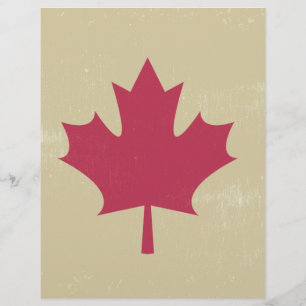 Lámina bandera canadiana