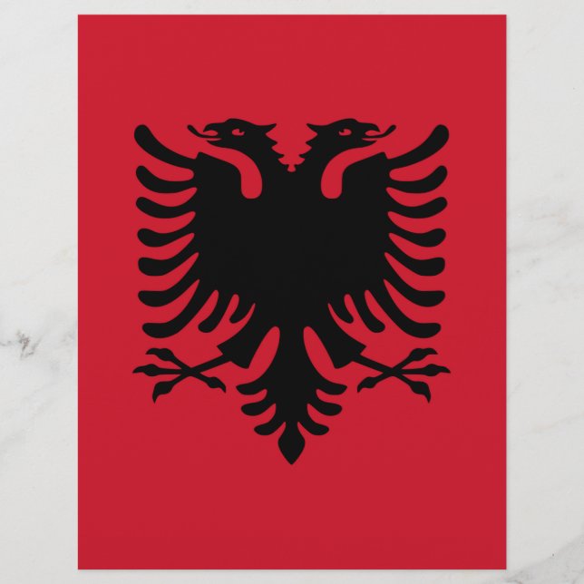 Lámina Bandera de Albania (Anverso)